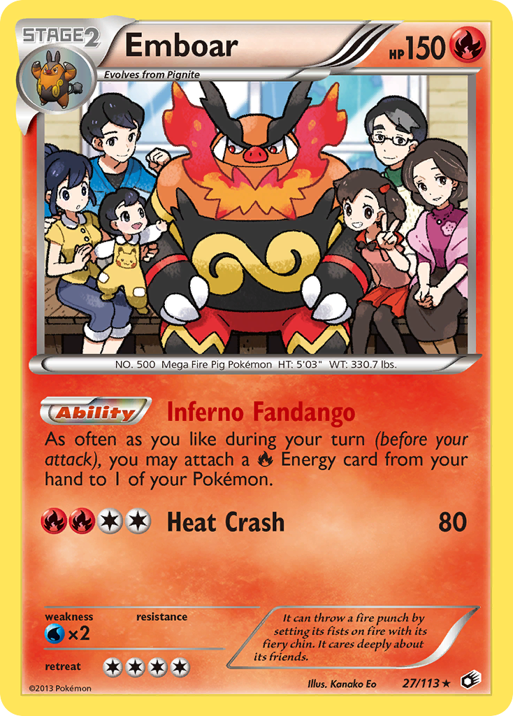 Emboar (27/113) [Black & White: Legendary Treasures] | Fandemonia Ltd