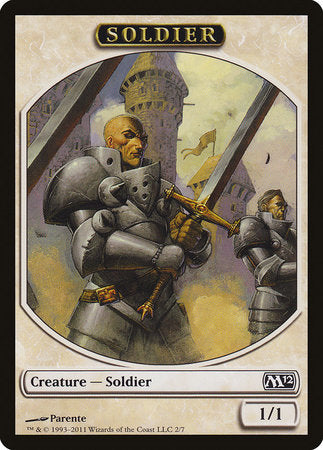 Soldier Token [Magic 2012 Tokens] | Fandemonia Ltd