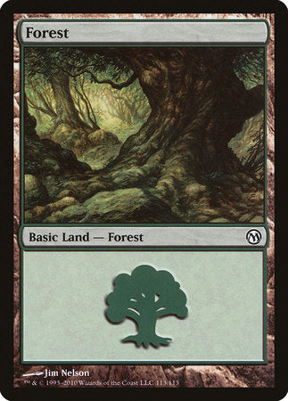 Forest (113) [Duels of the Planeswalkers] | Fandemonia Ltd