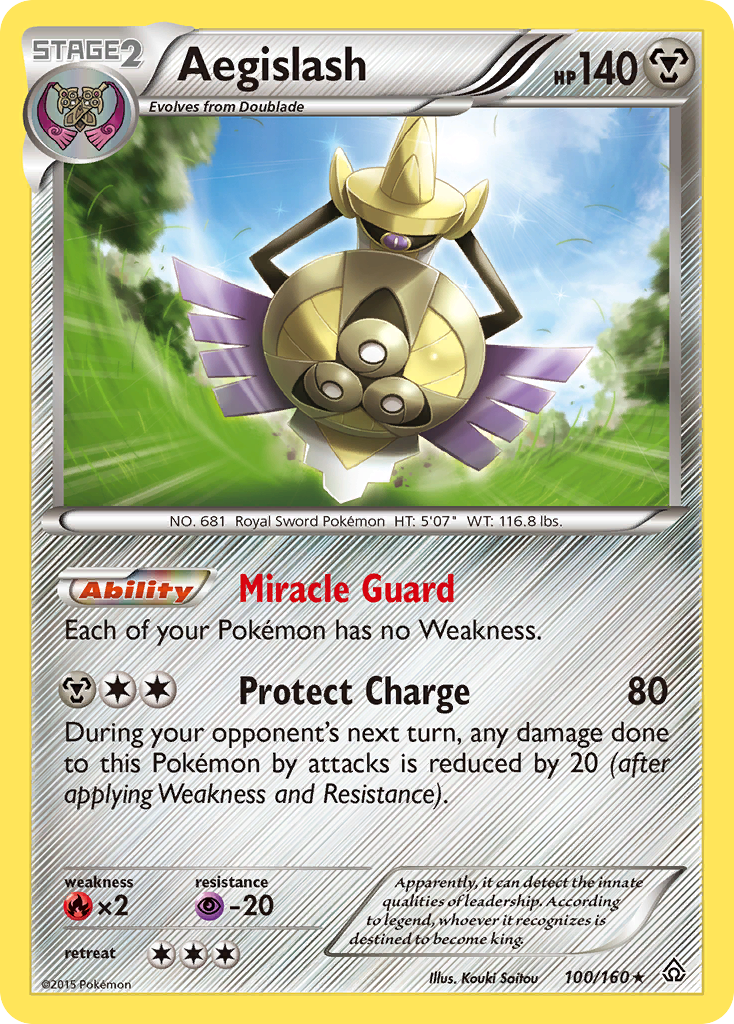 Aegislash (100/160) [XY: Primal Clash] | Fandemonia Ltd