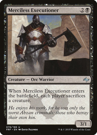 Merciless Executioner [Fate Reforged] | Fandemonia Ltd