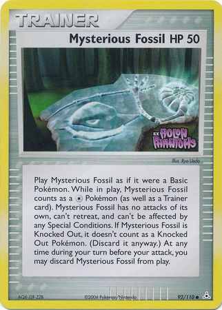 Mysterious Fossil (92/110) (Stamped) [EX: Holon Phantoms] | Fandemonia Ltd