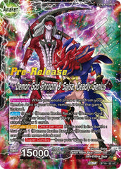 Shroom & Salsa // Demon God Shroom & Salsa, Deadly Genius (BT18-122) [Dawn of the Z-Legends Prerelease Promos] | Fandemonia Ltd