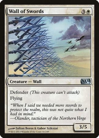 Wall of Swords [Magic 2014] | Fandemonia Ltd