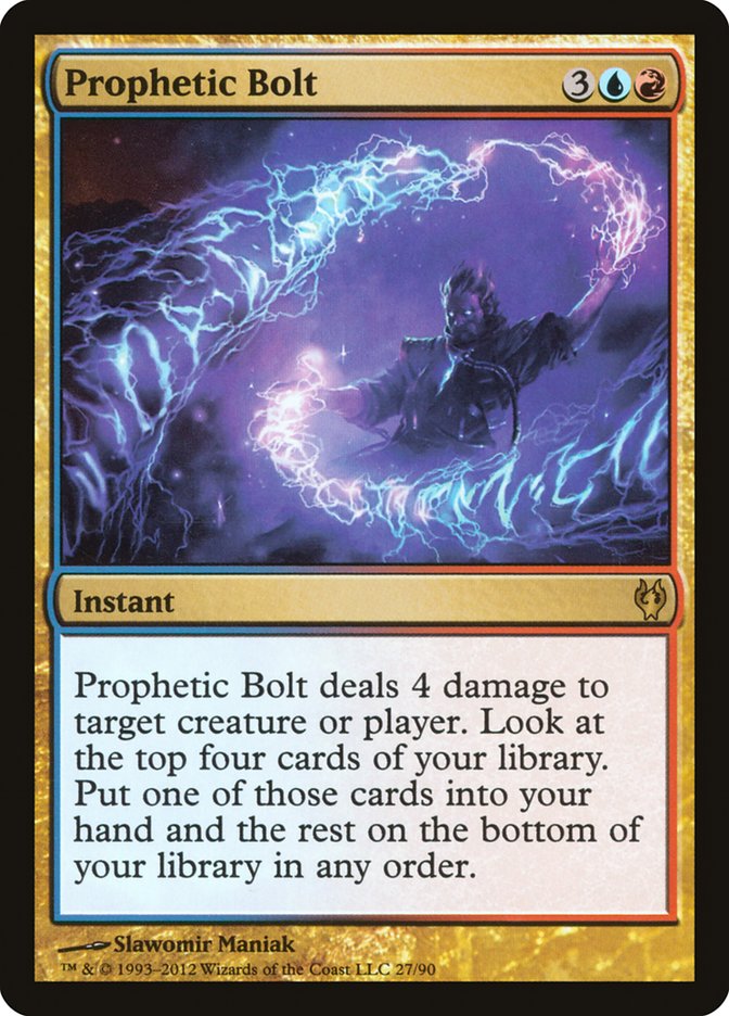 Prophetic Bolt [Duel Decks: Izzet vs. Golgari] | Fandemonia Ltd