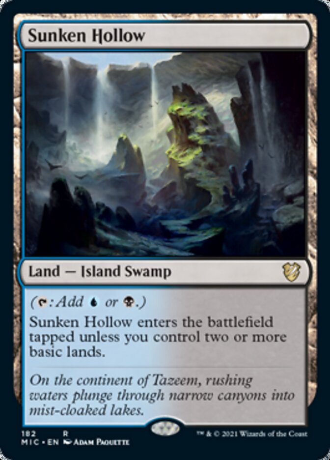 Sunken Hollow [Innistrad: Midnight Hunt Commander] | Fandemonia Ltd