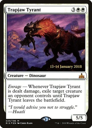 Trapjaw Tyrant [Rivals of Ixalan Promos] | Fandemonia Ltd