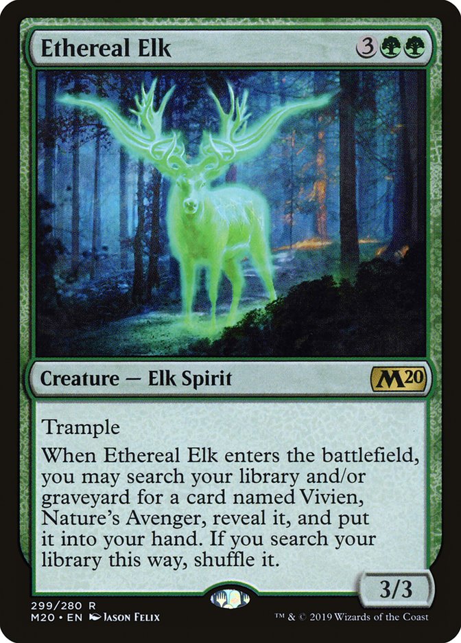 Ethereal Elk [Core Set 2020] | Fandemonia Ltd