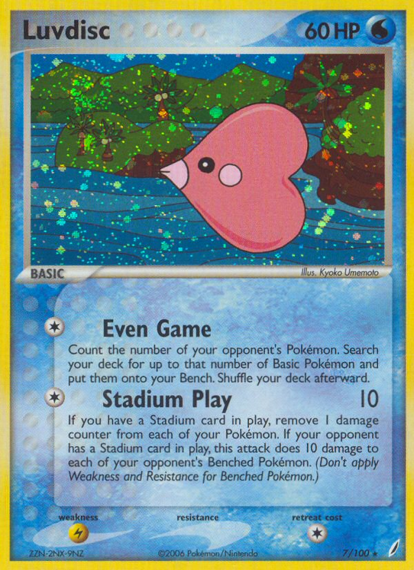 Luvdisc (7/100) [EX: Crystal Guardians] | Fandemonia Ltd