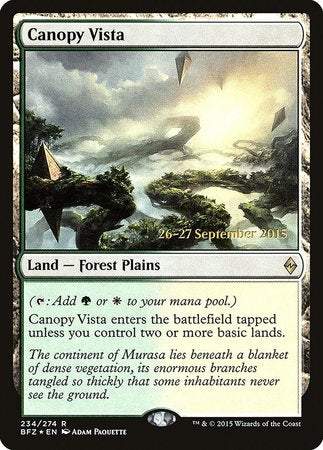 Canopy Vista [Battle for Zendikar Promos] | Fandemonia Ltd