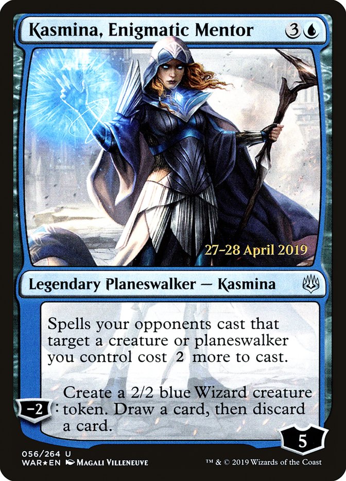 Kasmina, Enigmatic Mentor  [War of the Spark Prerelease Promos] | Fandemonia Ltd