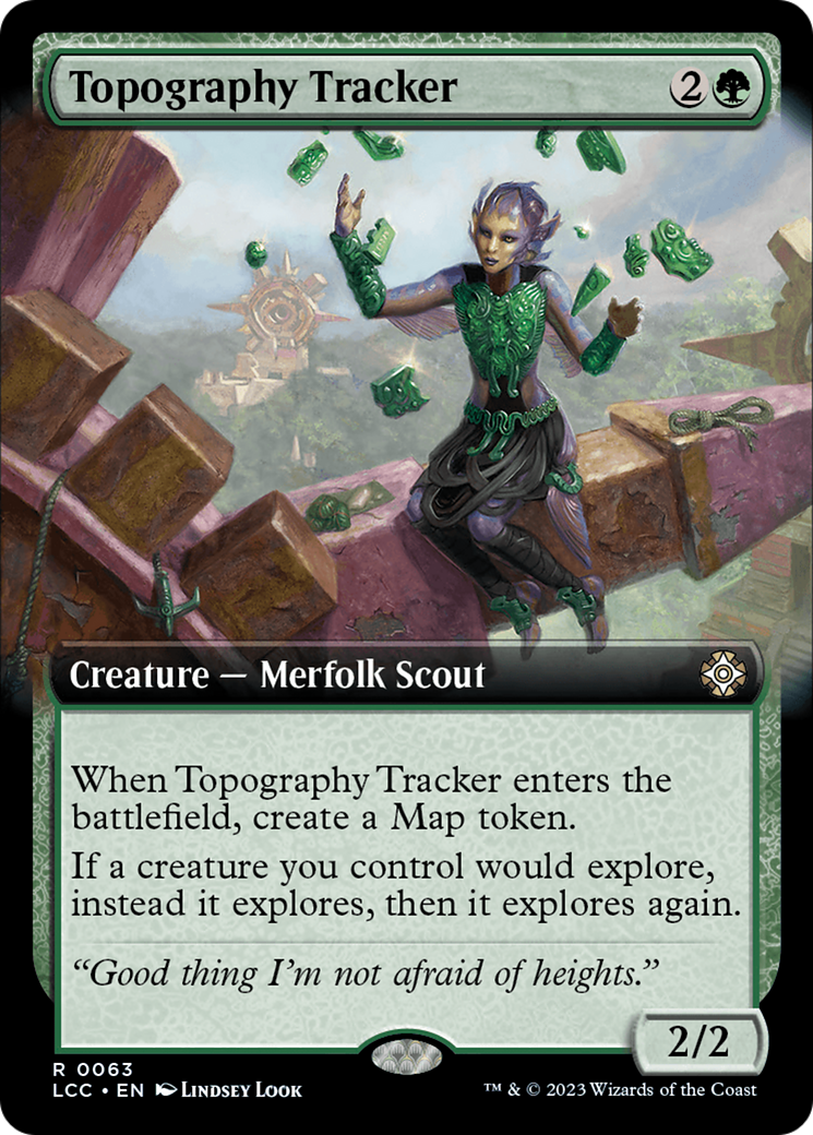 Topography Tracker (Extended Art) [The Lost Caverns of Ixalan Commander] | Fandemonia Ltd