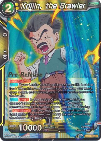 Krillin, the Brawler (BT14-105) [Cross Spirits Prerelease Promos] | Fandemonia Ltd