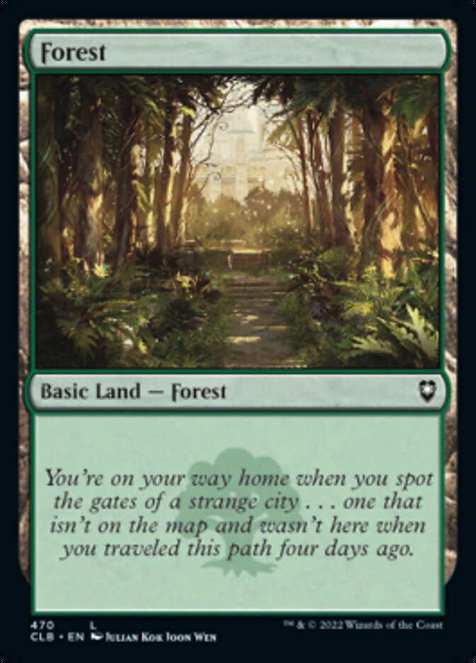 Forest (470) [Commander Legends: Battle for Baldur's Gate] | Fandemonia Ltd