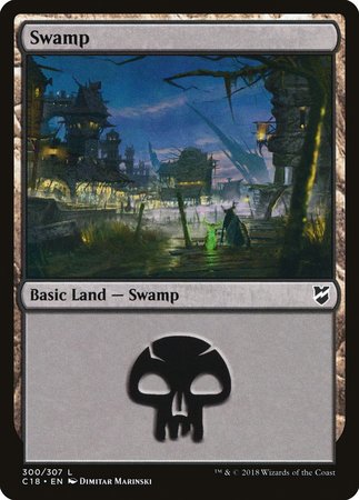 Swamp (300) [Commander 2018] | Fandemonia Ltd