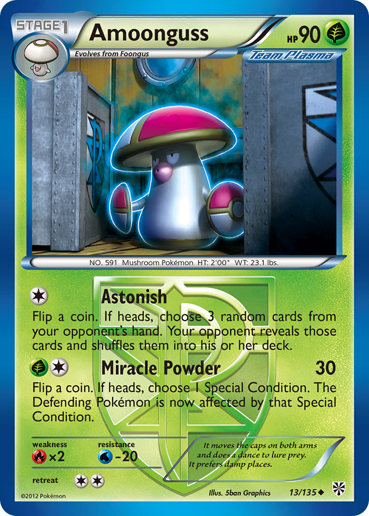 Amoonguss (13/135) [Black & White: Plasma Storm] | Fandemonia Ltd