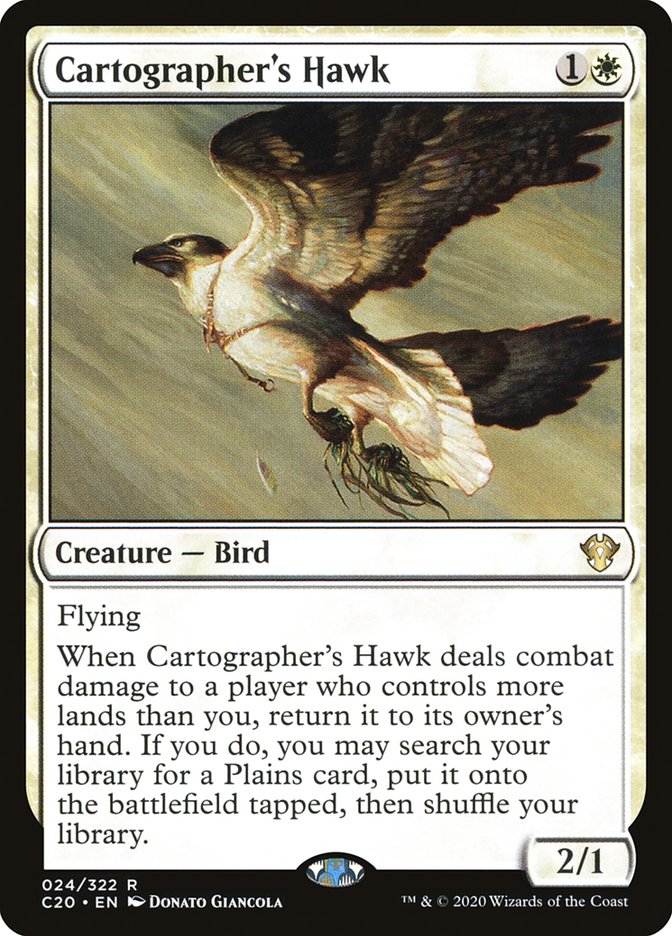 Cartographer's Hawk [Commander 2020] | Fandemonia Ltd