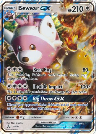 Bewear GX (SM34) (Jumbo Card) [Sun & Moon: Black Star Promos] | Fandemonia Ltd