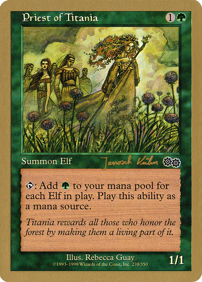 Priest of Titania (Janosch Kuhn) [World Championship Decks 2000] | Fandemonia Ltd