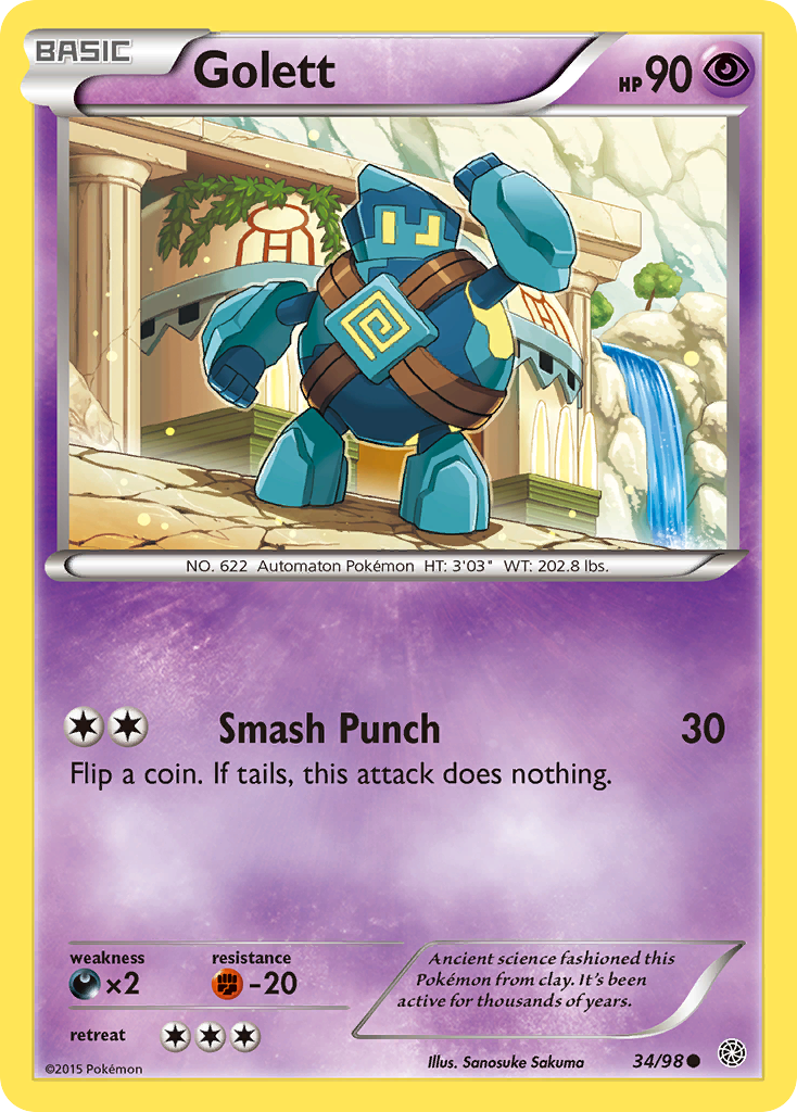 Golett (34/98) [XY: Ancient Origins] | Fandemonia Ltd