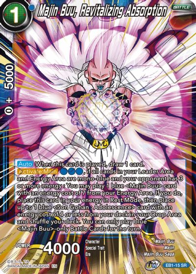 Majin Buu, Revitalizing Absorption (EB1-15) [Battle Evolution Booster] | Fandemonia Ltd