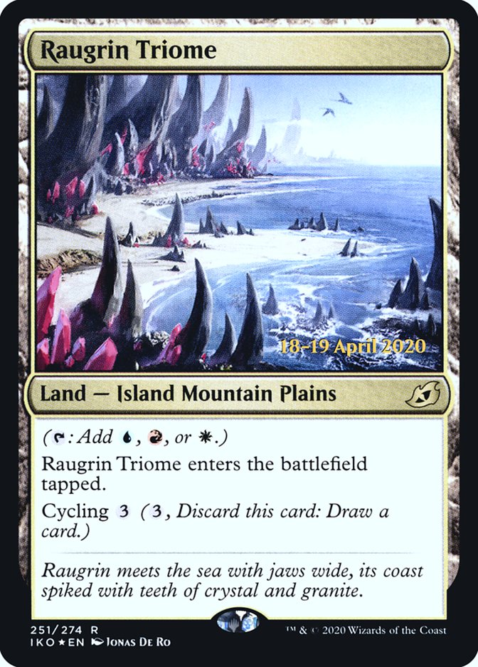 Raugrin Triome  [Ikoria: Lair of Behemoths Prerelease Promos] | Fandemonia Ltd