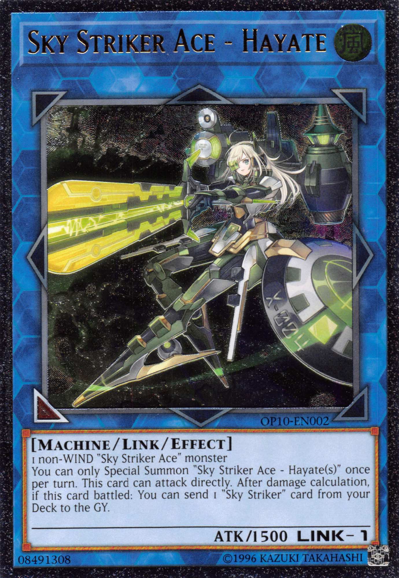 Sky Striker Ace - Hayate [OP10-EN002] Ultimate Rare | Fandemonia Ltd