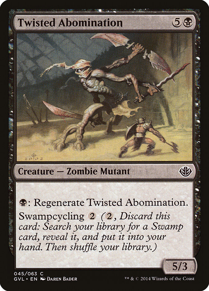 Twisted Abomination (Garruk vs. Liliana) [Duel Decks Anthology] | Fandemonia Ltd