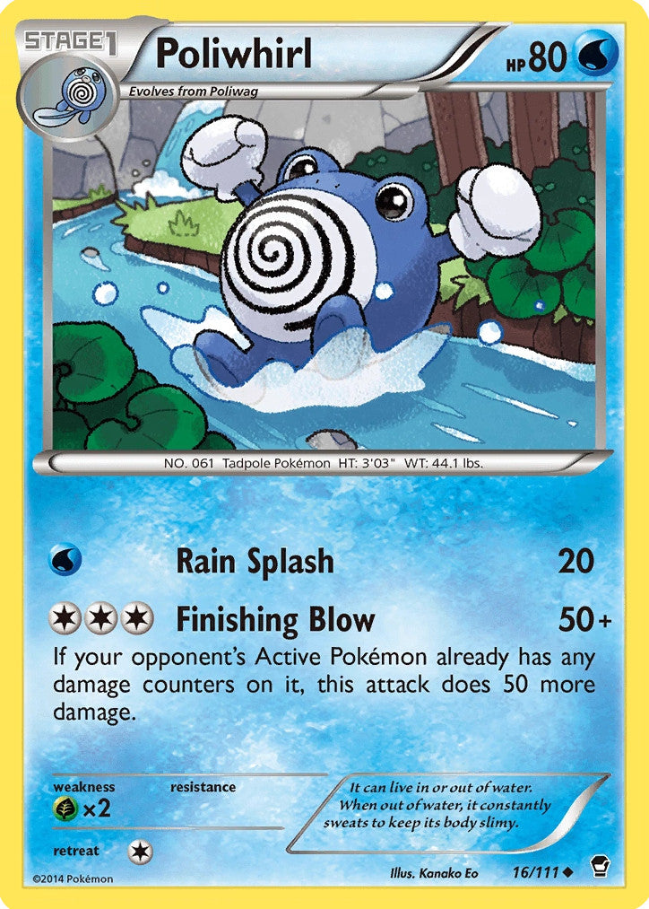 Poliwhirl (16/111) [XY: Furious Fists] | Fandemonia Ltd