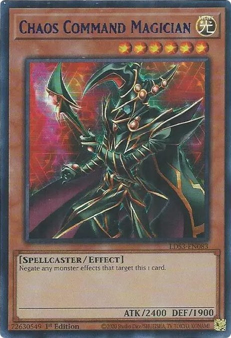 Chaos Command Magician (Blue) [LDS3-EN083] Ultra Rare | Fandemonia Ltd