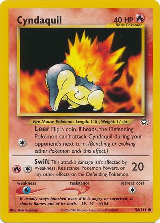 Cyndaquil (56/111) [Neo Genesis Unlimited] | Fandemonia Ltd