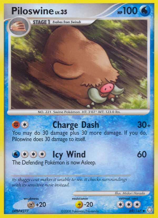 Piloswine (69/146) [Diamond & Pearl: Legends Awakened] | Fandemonia Ltd