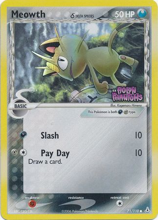 Meowth (71/110) (Delta Species) (Stamped) [EX: Holon Phantoms] | Fandemonia Ltd