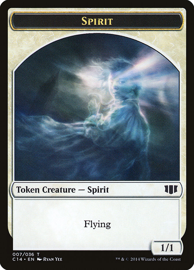 Soldier // Spirit Double-sided Token [Commander 2014 Tokens] | Fandemonia Ltd