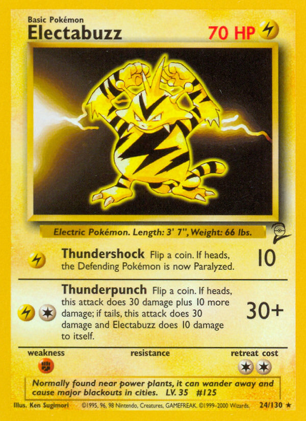 Electabuzz (24/130) [Base Set 2] | Fandemonia Ltd