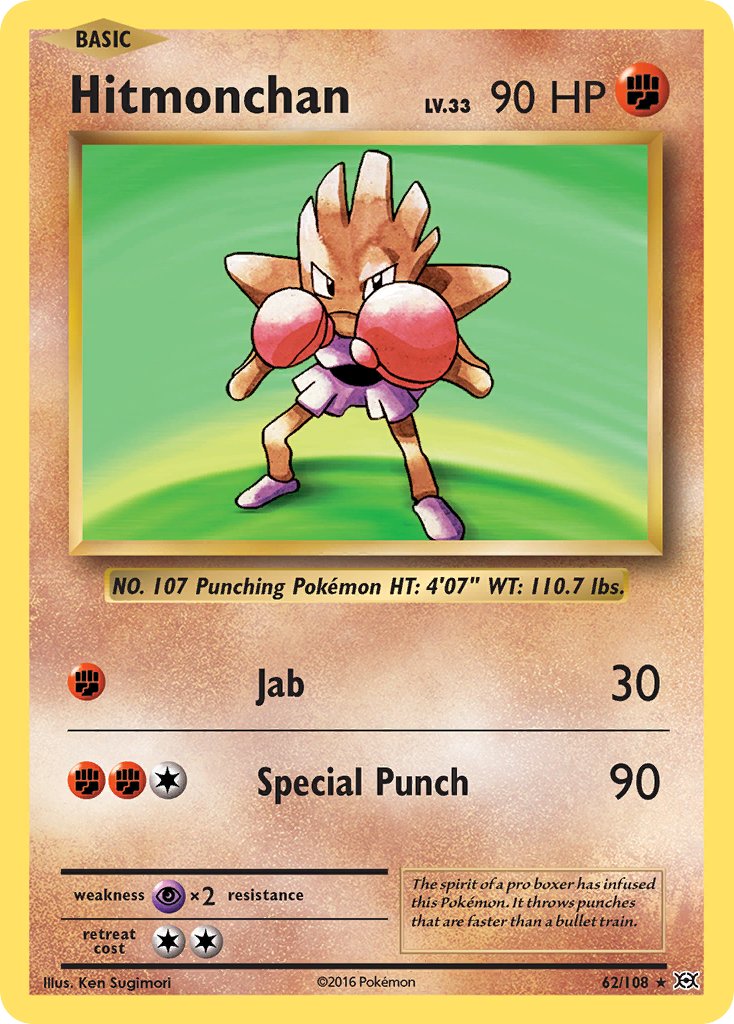 Hitmonchan (62/108) (Theme Deck Exclusive) [XY: Evolutions] | Fandemonia Ltd