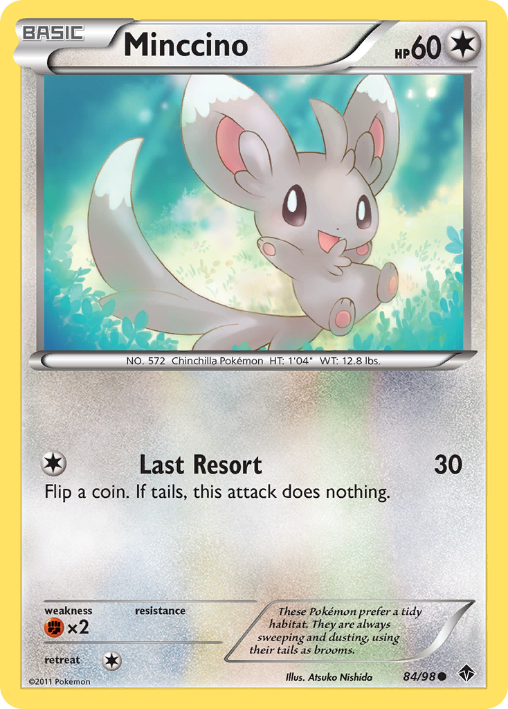 Minccino (84/98) [Black & White: Emerging Powers] | Fandemonia Ltd