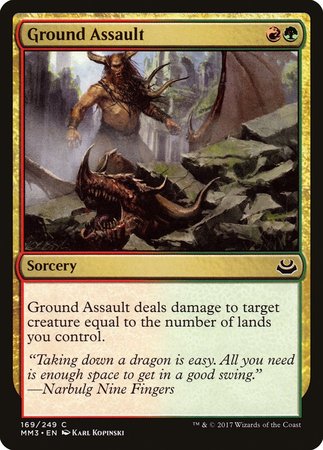 Ground Assault [Modern Masters 2017] | Fandemonia Ltd