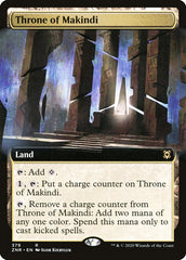 Throne of Makindi (Extended Art) [Zendikar Rising] | Fandemonia Ltd