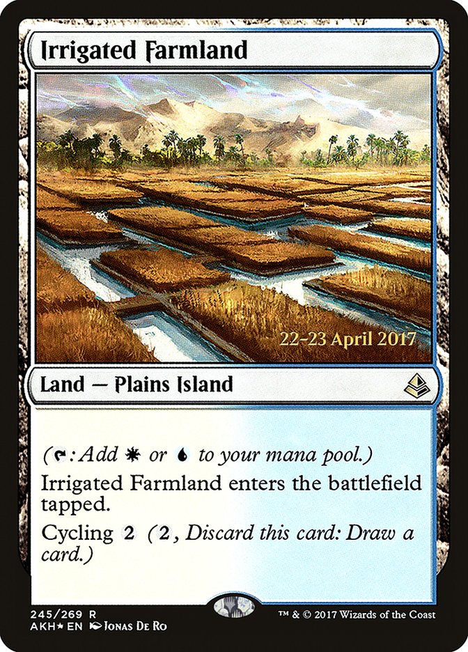 Irrigated Farmland  [Amonkhet Prerelease Promos] | Fandemonia Ltd