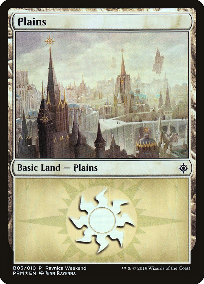 Plains (B03) [Ravnica Allegiance Guild Kit] | Fandemonia Ltd