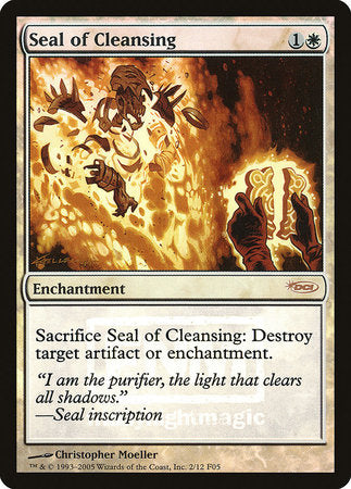 Seal of Cleansing [Friday Night Magic 2005] | Fandemonia Ltd