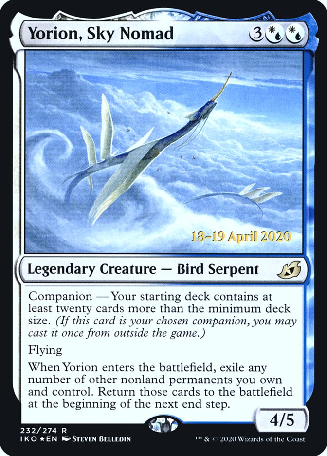 Yorion, Sky Nomad  [Ikoria: Lair of Behemoths Prerelease Promos] | Fandemonia Ltd