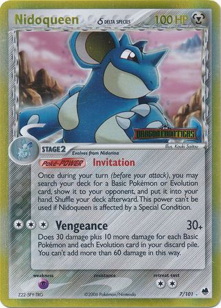 Nidoqueen (7/101) (Delta Species) (Stamped) [EX: Dragon Frontiers] | Fandemonia Ltd