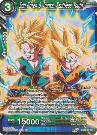 Son Goten & Trunks, Faultless Youth [EX13-15] | Fandemonia Ltd