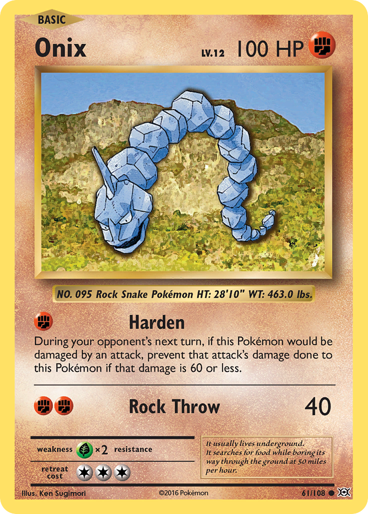 Onix (61/108) [XY: Evolutions] | Fandemonia Ltd