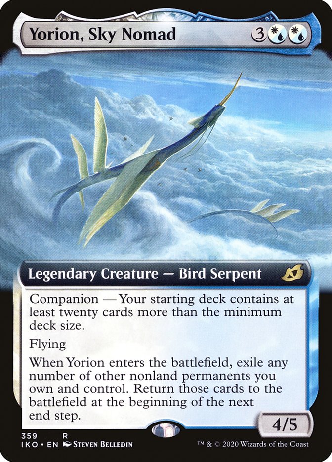 Yorion, Sky Nomad (Extended Art) [Ikoria: Lair of Behemoths] | Fandemonia Ltd