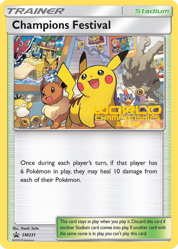 Champions Festival (SM231) (2019) [Sun & Moon: Black Star Promos] | Fandemonia Ltd