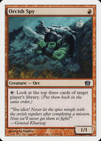 Orcish Spy [Eighth Edition] | Fandemonia Ltd