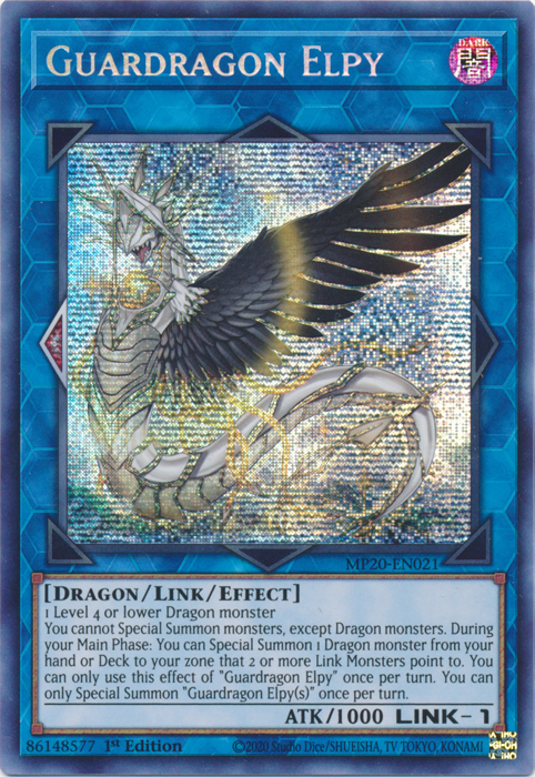 Guardragon Elpy [MP20-EN021] Prismatic Secret Rare | Fandemonia Ltd